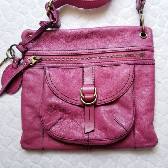 Fossil Raspberry Crossbody Purse - Picture 1 of 7